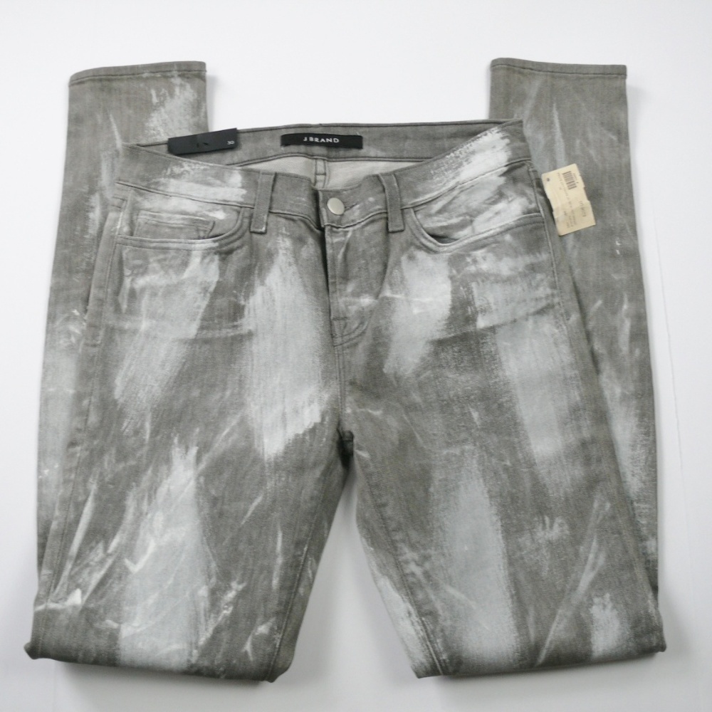 J Brand Jeans Size 30 Low Rise Skinny Sutra Gray NWT